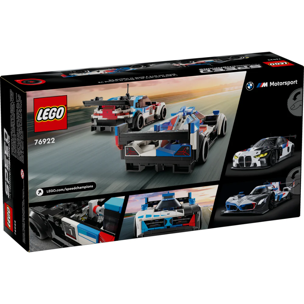 LEGO® Speed Champions: Coches De Carreras Bmw M4 Gt3 Y Bmw M Hybrid V8 - Imagen 3