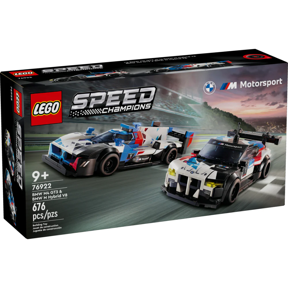 LEGO® Speed Champions: Coches De Carreras Bmw M4 Gt3 Y Bmw M Hybrid V8