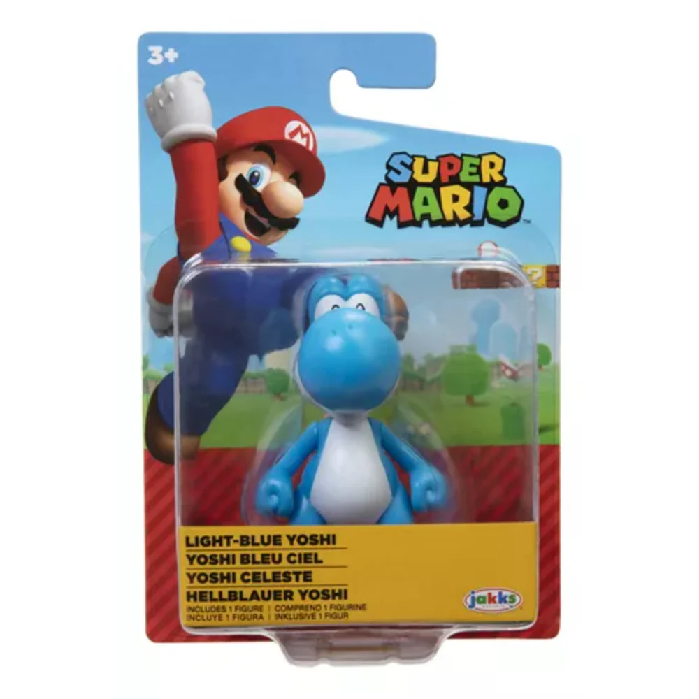 Nintendo Super Mario Figura 2,5'' W49 Yoshi Azul