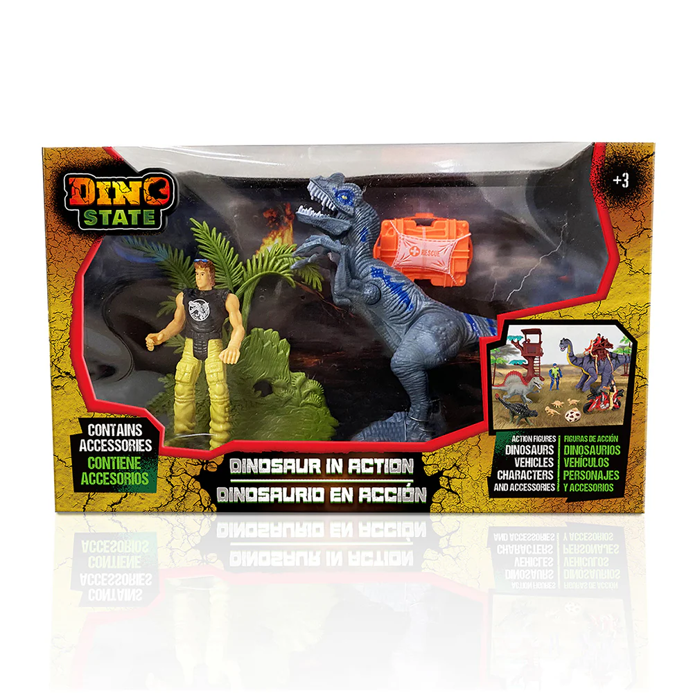 Dino State Set De Juego Dinosaurios - B