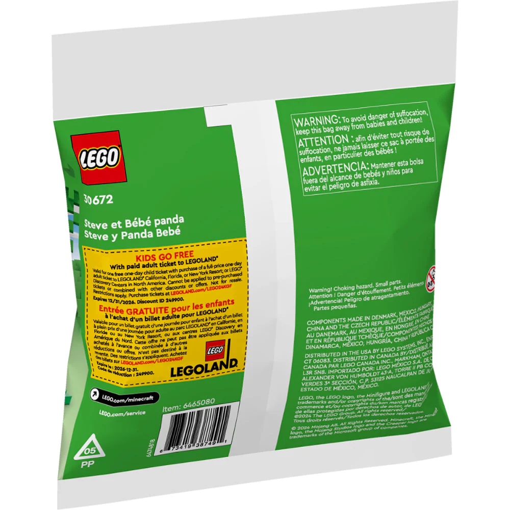 LEGO® Promocionales: Steve y Panda Bebé - Imagen 3