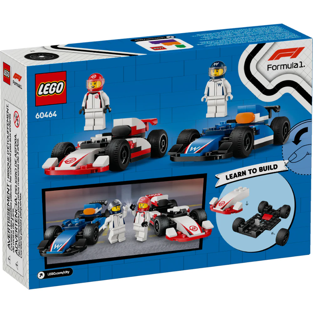 LEGO®City: Coches De F1® Williams Racing Y Haas F1® - Imagen 3